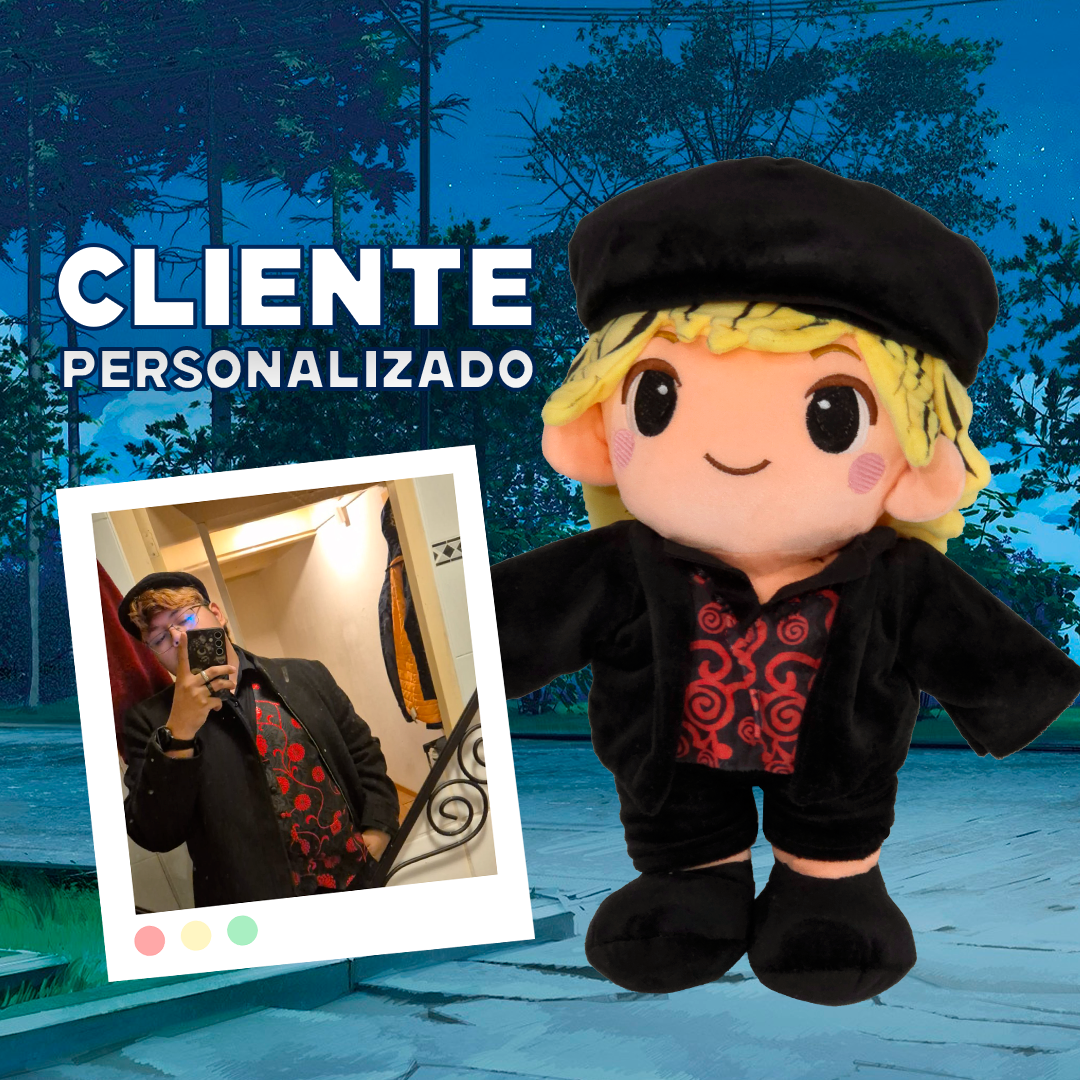 PELUCHE PERSONALIZADO ESTILO ANIME