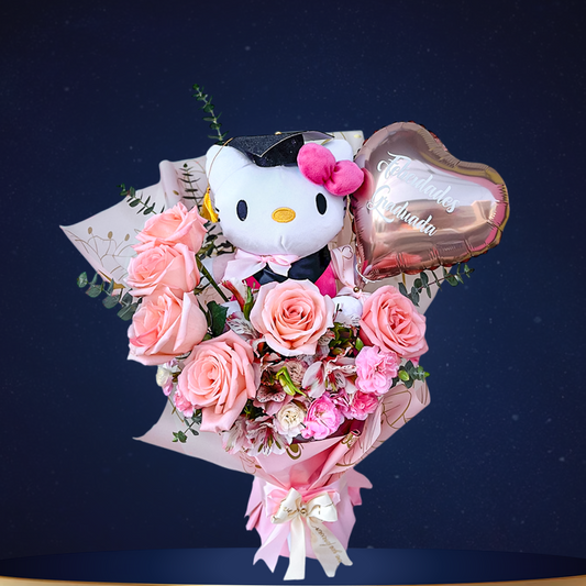 Kitty Graduation Bloom