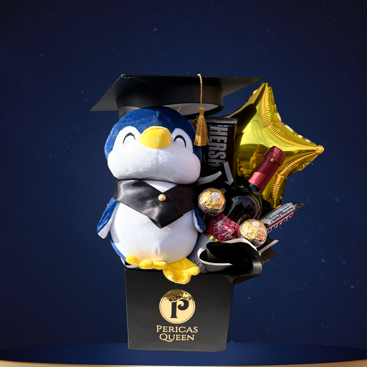 Blue Emperor Graduation Box